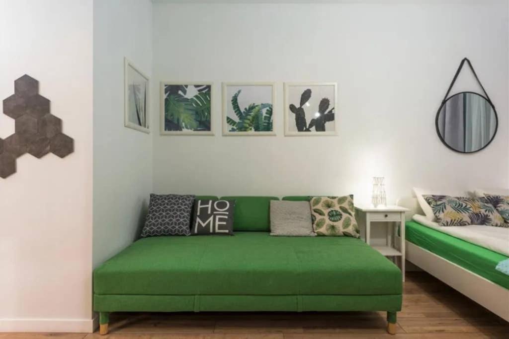 Cozy Modern Studio Green Apartment In Old Town Krakow Dış mekan fotoğraf