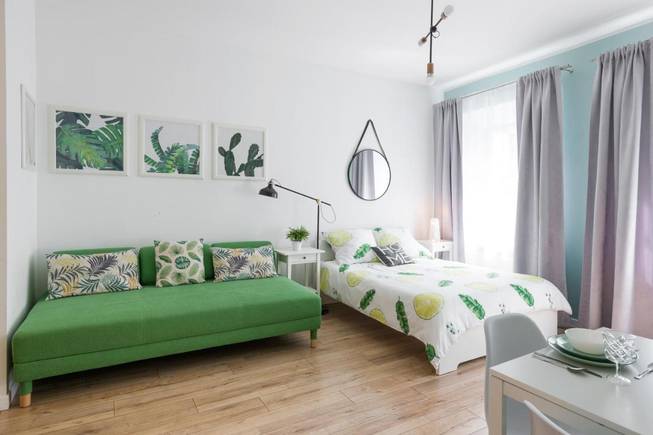 Cozy Modern Studio Green Apartment In Old Town Krakow Dış mekan fotoğraf